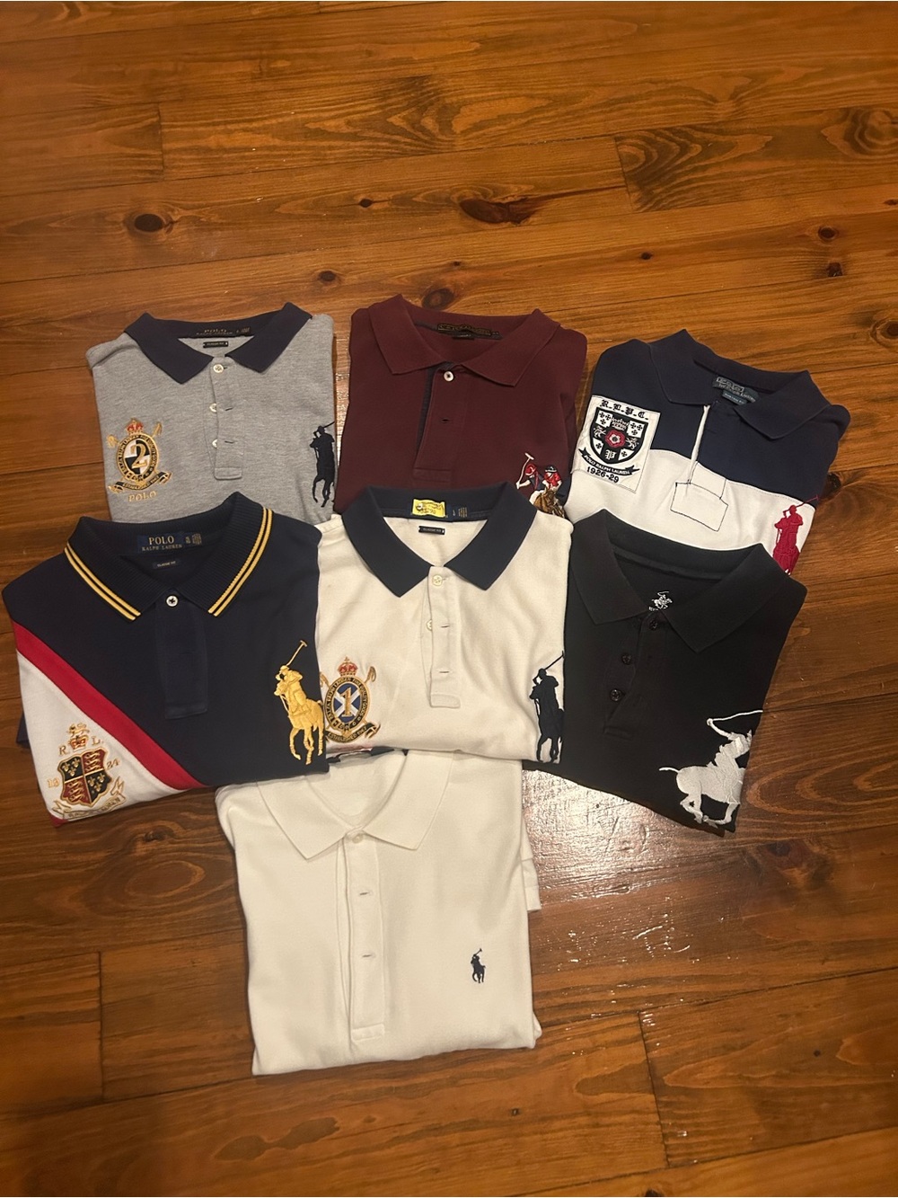 Authentic Men Polo by Ralph Lauren Shirts in Multiple Colors.